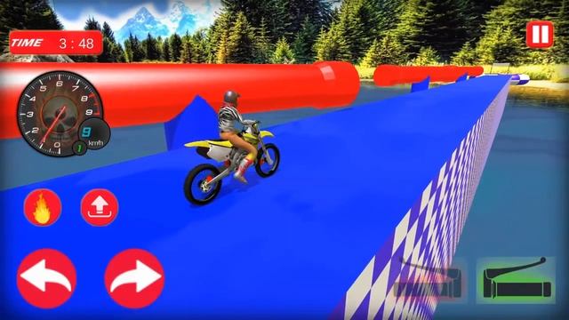 ► Bike Racing Master Stunts (Extreme Bike Stunts Mania) Android Gameplay смотреть онлайн