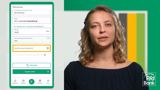 Tutorial: Überweisungen mit der PSD BankingApp ausführen смотреть онлайн