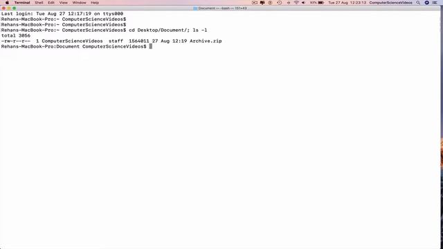 How to UNZIP a .zip File using Terminal on a Mac - Basic Tutorial | New смотреть онлайн
