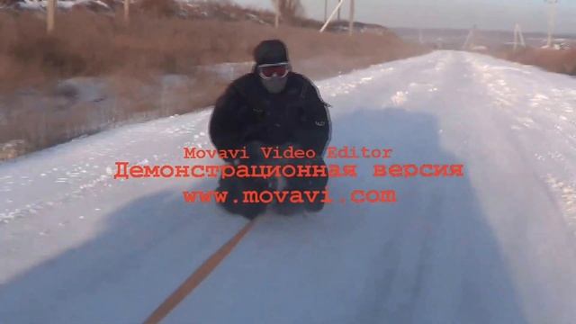 Катание на покрышке 26.01.2014 район Сурского смотреть онлайн