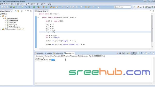 6 Java Arrays смотреть онлайн