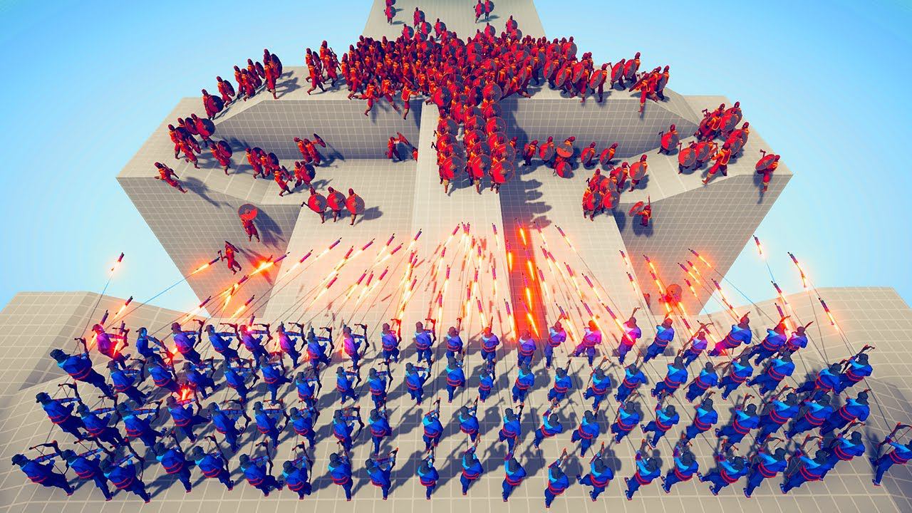 RANGED TEAM vs MELEE TEAM | TABS - Totally Accurate Battle Simulator смотреть онлайн