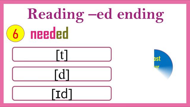 English Reading -ed ending Quiz смотреть онлайн