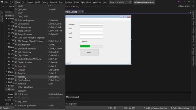 Intro to Windows Forms (WinForms) in .NET 6 смотреть онлайн