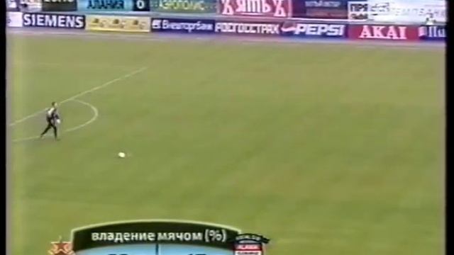 ЧР 2005. ЦСКА - Алания. 4-3 (1 тайм) смотреть онлайн