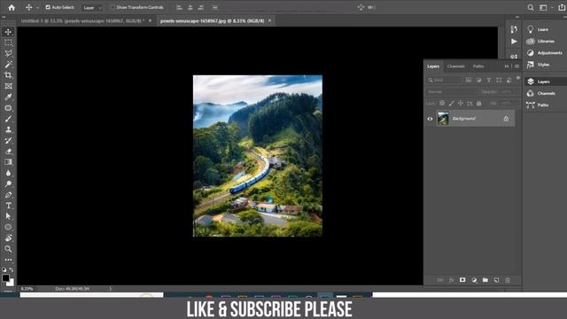 Double Exposure Photoshop Tutorial | White Dot Academy смотреть онлайн