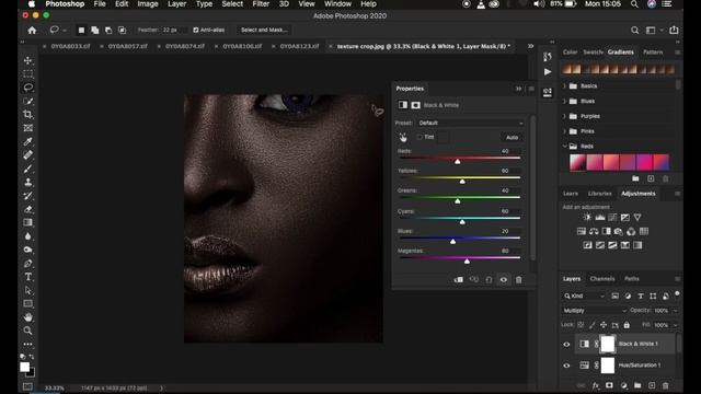 Simple Melanin Skin Tone Color Grade In Photoshop смотреть онлайн