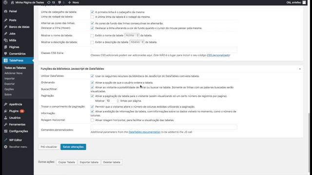 Tutorial Rápido - Tablepress: melhor plugin para editar e criar tabelas em Wordpress смотреть онлайн