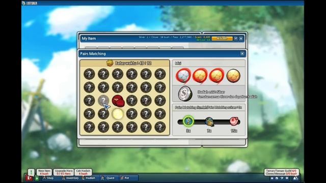 Lost Saga Pair Matching Trick смотреть онлайн