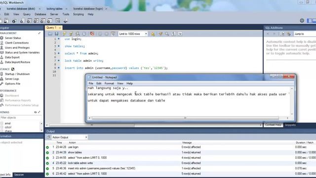 mysql table locking on mysql workbench смотреть онлайн