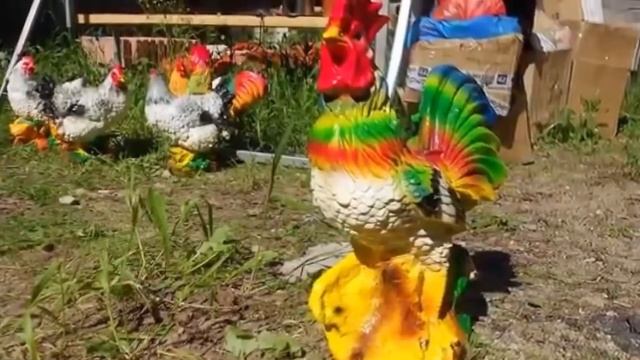 Садовые Фигурки как элемент ландшафтного дизайна дачного участка смотреть онлайн