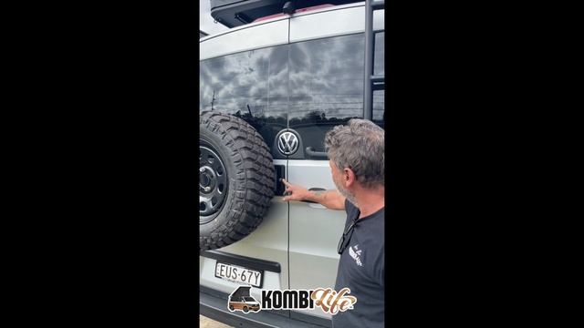 Be prepared for a flat with a full spare tyre on the rear of your VW Crafter смотреть онлайн