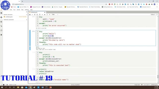 Tutorial # 19 what is Exception Handling in python in urdu смотреть онлайн