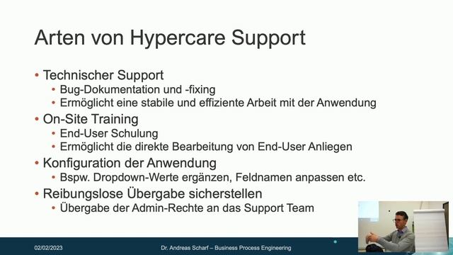 WT22/23 Business Process Engineering Lecture 14 Go Live & Hypercare смотреть онлайн