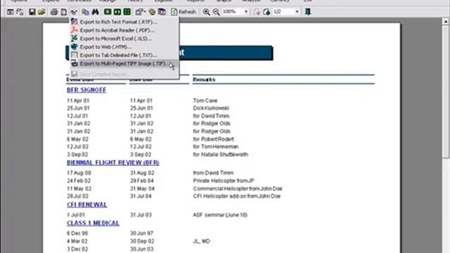Logbook Pro Desktop - Exporting смотреть онлайн