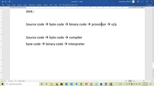 CORE JAVA tutorials || Demo - 4 || by Mr. Nageswar Rao On 24-06-2021 @11:45AM IST смотреть онлайн