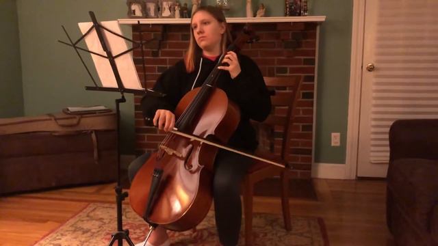 Winter by Vivaldi on Cello played by Tessie Schultz смотреть онлайн