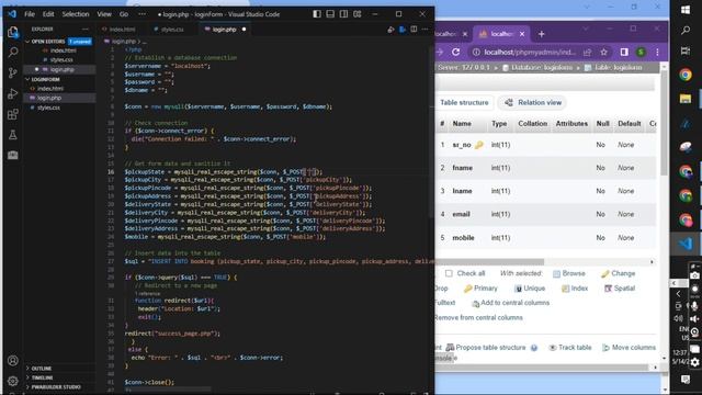 How to Connect login form to database php mysql смотреть онлайн