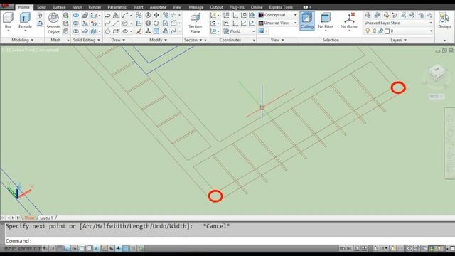 Ground Floor 3D House Modelling in AutoCad смотреть онлайн
