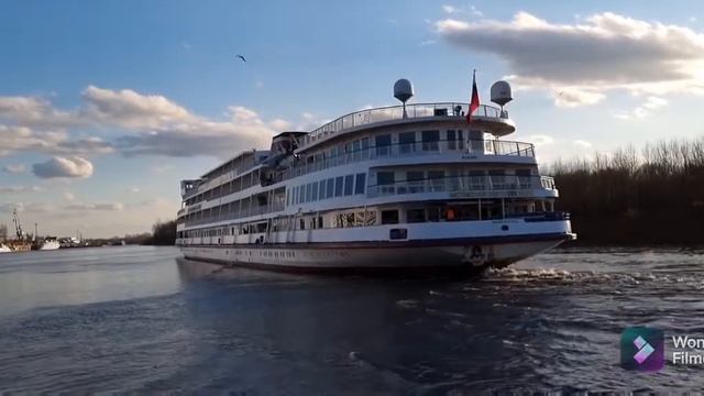 Т/х " Мстислав Ростропович" прибыл из дока. 23.10.2021. смотреть онлайн