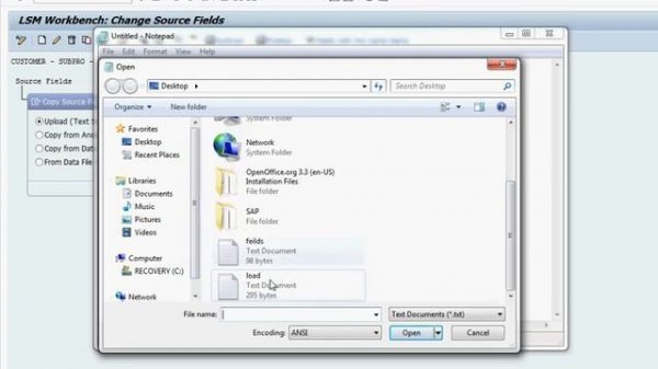 SAP LSMW Customer master data migration ECC 6.0