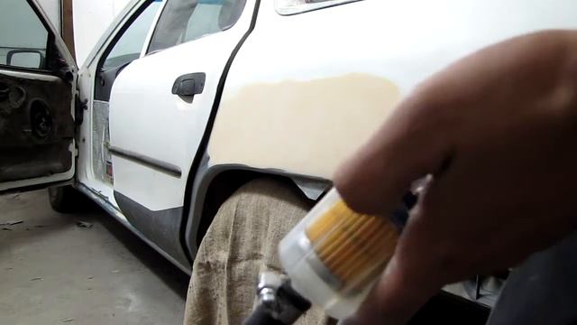 18☼6 Топливный фильтр на грунтовачном пистолете. Подготовка задней левой арки и порога смотреть онлайн