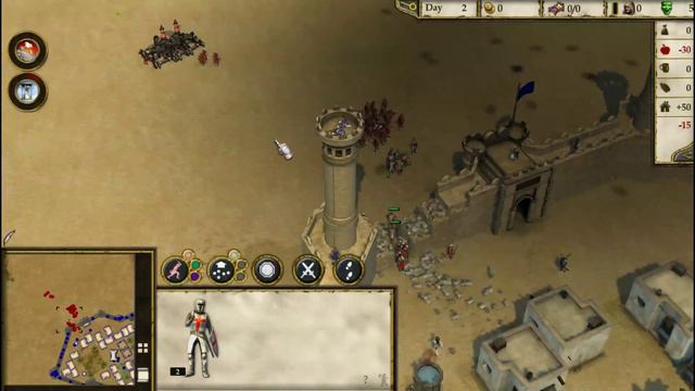 Stronghold Crusader 2 Hard Campaign - Lionheart Part 1: First Blood смотреть онлайн