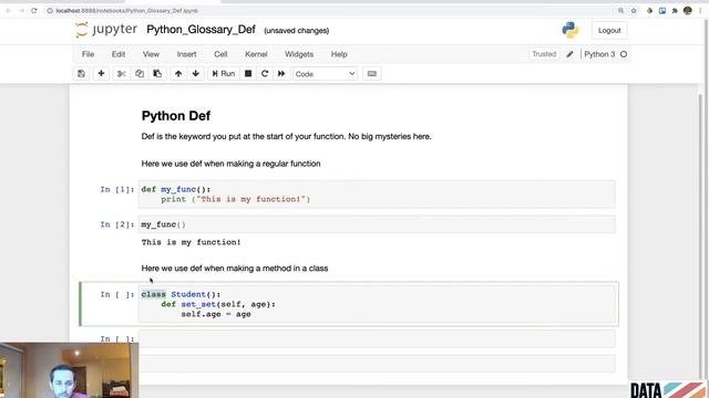 Python Glossary: Def смотреть онлайн