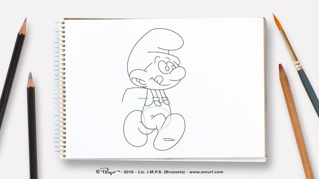 Как рисовать Мастера • Смурфики смотреть онлайн
