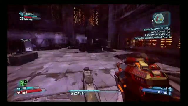 The Adanion and WiB Show! Borderlands 2 Walkthrough - Slaughterhouse Round 1! смотреть онлайн
