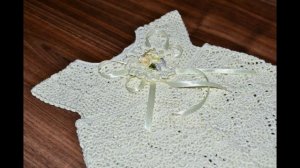 Платье для девочки крючком.Вязаное платье крючком. Детское вязаное платье