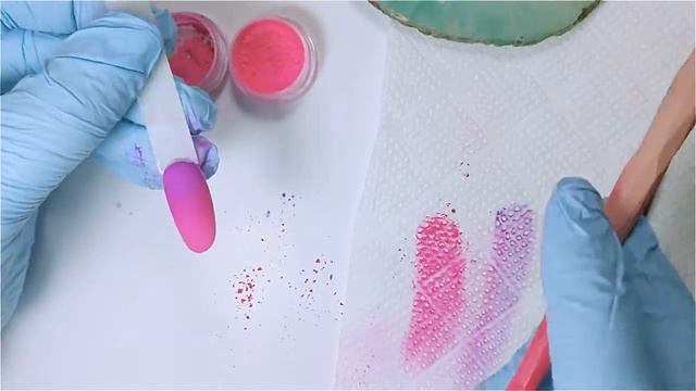 Градиент сухим пигментом! Часть 2 смотреть онлайн