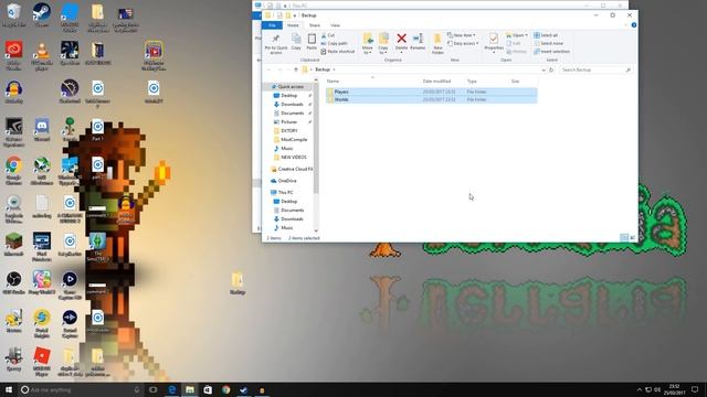 How to backup your Terraria worlds and Characters | Steam Version смотреть онлайн