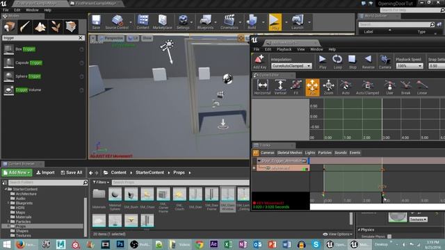 Unreal Engine 4 Open Door With Trigger Box Tutorial смотреть онлайн