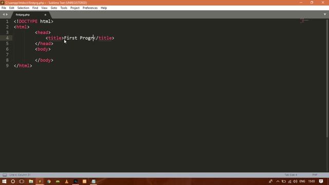 Create your first program Hello World in php using xampp server смотреть онлайн