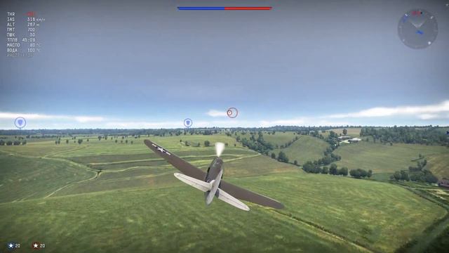 War Thunder P-39Q-5 Airacobra - Стрим: Ранг:2 БР-3.3. РБ смотреть онлайн