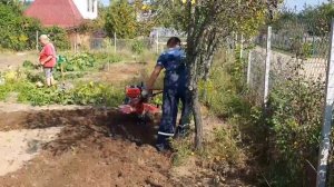 FERMER FM-1617MXL обзор и работа МотокКультиватора / МотоБлока