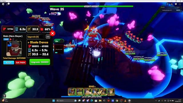Meta Bleed Vs Virtual Dungeon Infinite Mode in Anime Adventures Roblox Indonesia ?? смотреть онлайн