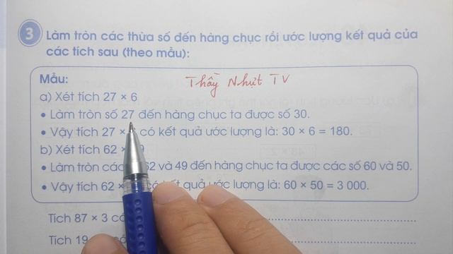 TOÁN LỚP 4 VỞ BÀI TẬP 1 Bài 47 Trang 112 - ƯỚC LƯỢNG TÍNH - Cánh Diều Thầy Nhựt TV смотреть онлайн