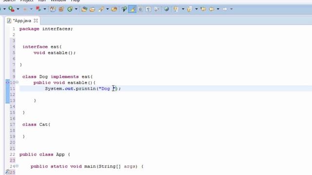 Java Interface смотреть онлайн