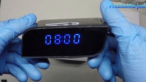 Обзор настольных часов с WIFI камерой ночной съемкой