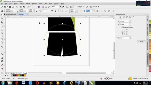 Desain Kaos Menggunakan CorelDRAW Graphics Suite X8 смотреть онлайн