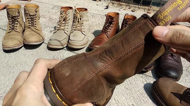 Review leather boots docmart dr. Martens 1460 crazy horse gaucho смотреть онлайн