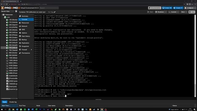 Proxmox HomeServer Teil 23 - LXC Update von Debian 11 auf 12 смотреть онлайн