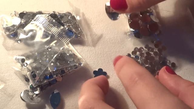 Стразы разны размеров. (Типа кристалы Сваровски) Видео №3 смотреть онлайн