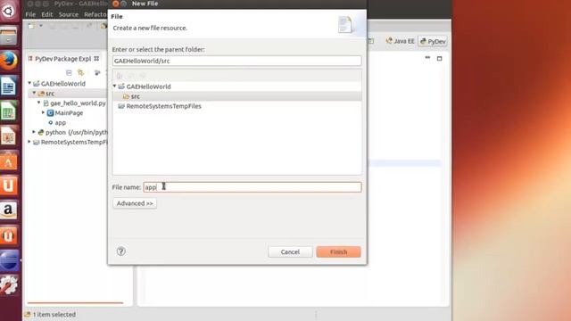 Install Python Google App Engine in Ubuntu. Run in Eclipse. смотреть онлайн
