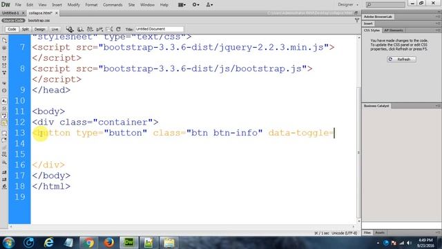 Bootstrap Collapse смотреть онлайн