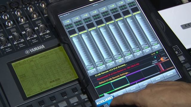 01V96i con Ipad y Studio Manager 2015 смотреть онлайн