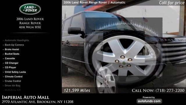 Used 2006 Land Rover Range Rover | Imperial Auto Mall, Brooklyn, NY