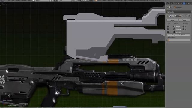 Halo 4 Battle Rifle Tut Blender 2.66 смотреть онлайн